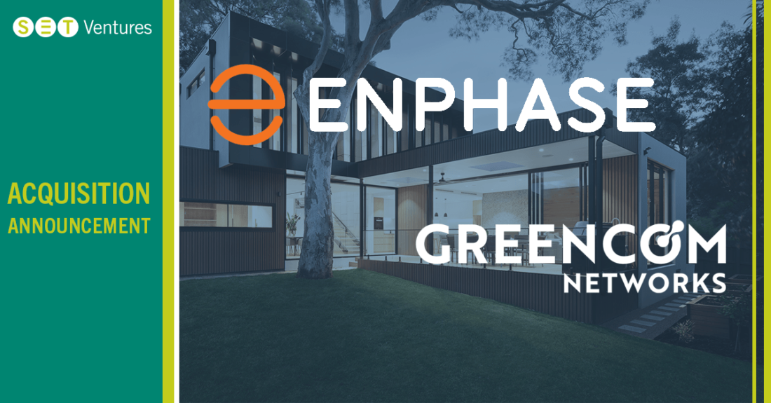 Enphase Energy to Acquire GreenCom Networks to Expand Enphase’s Home Energy Management Capabilities